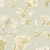 Laura Ashley Gosford Sage Green Wallpaper