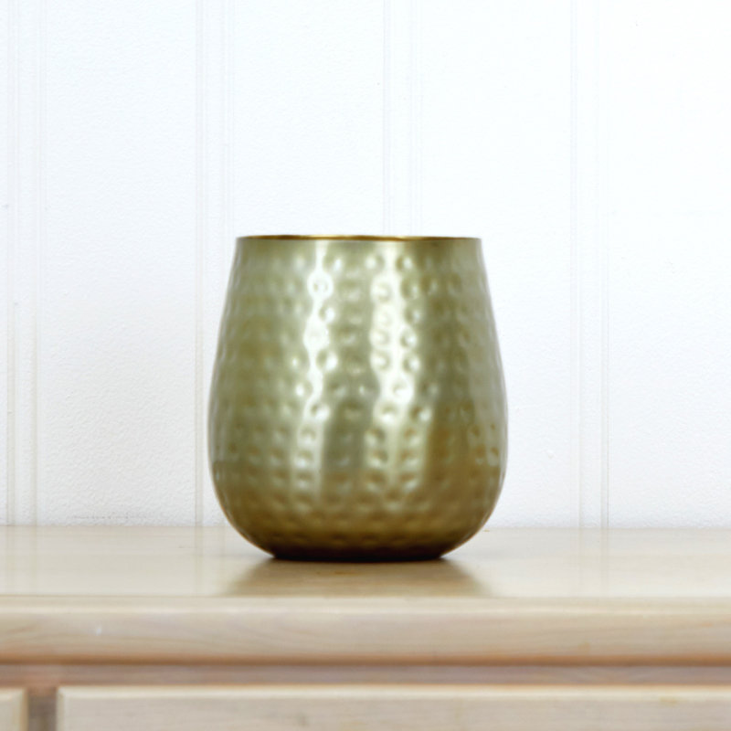 Vase de plancher en métal Lagase, Or