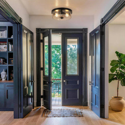 Glass Flush Mount