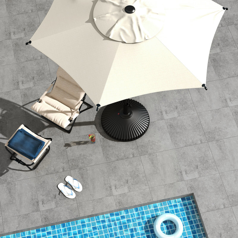Parasol de marché 108 po Lyon, Beige, L 90 po x P 90 po