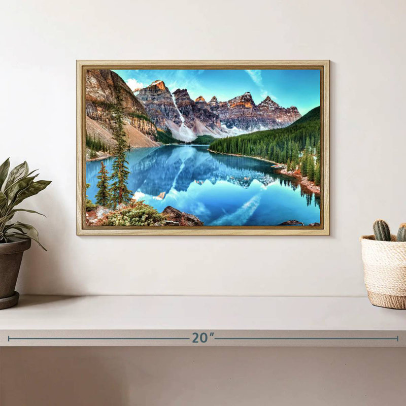 Parc national, Cadre flottant en bois naturel, 13 po x 9 po