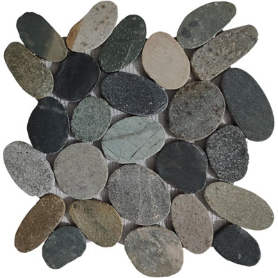 CNK Tile Bali Ocean XL Sliced Pebble Tiles