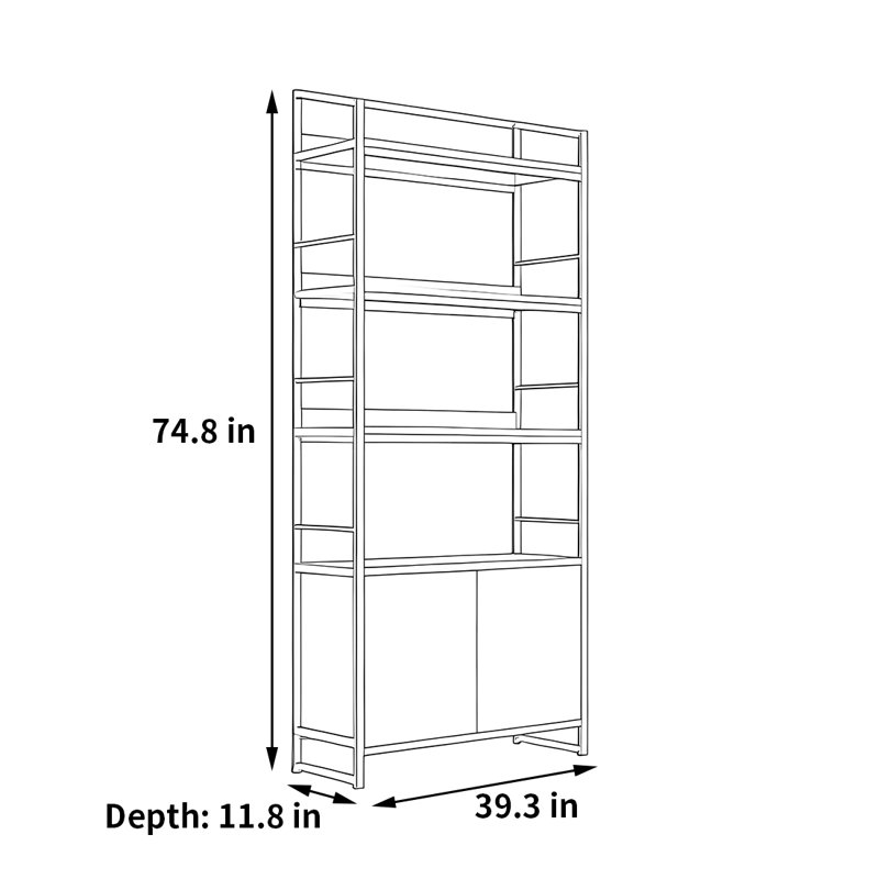 Aliza, (4 tablettes) H 74,8 po x l 39,3 po x P 11,8 po