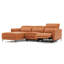Canapé modulaire inclinable en cuir Valencia Geshia, canapé 3 places | Cuir grainé italien Nappa 11000 | Siège inclinable électrique avec appuis-tête réglables-1883708923-1883708902