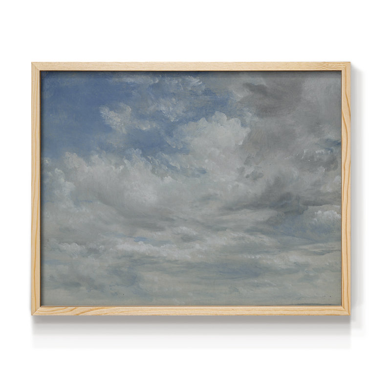 Paysages rétro-Cccxix - reproduction encadrée, Naturel, H 16 po x l 20 po