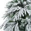 Ensemble de sapins de Noël enneigé pré-éclairés - 4 pi
