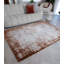 Abrienne Soft Shiny Border Orange/Grey Rug-419281952