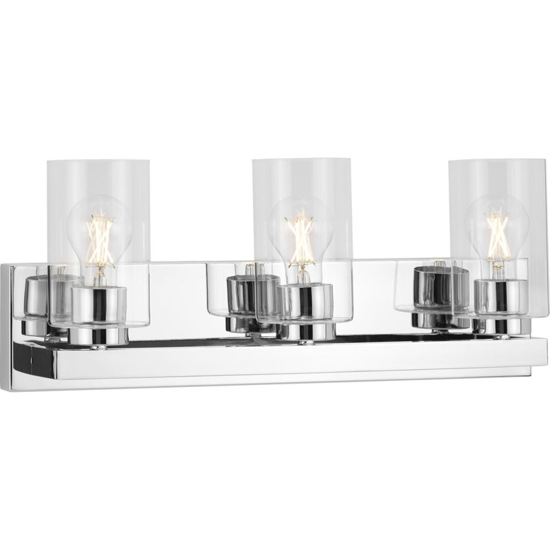 Éclairage pour meuble-lavabo moderne 3 lumières, Blanc
