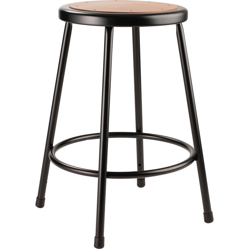 Tabouret industriel / d'atelier 6200 series, Noir, H 24 po