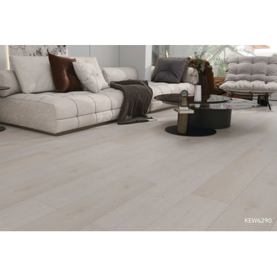 Plancher de luxe en vinyle imperméable avec couche d'usure 20 mil - 6,5 mm avec sous-couche attachée