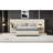 Upholstered Queen Bed With Beige Headboard For A Cozy Bedroom Sized Velvet Expansive And Practical Shelves, Piece-1824591775