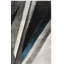 Tapis gris / bleu sarcelle à motif abstrait Vilica-47359990