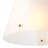 Pendant Trianon Antique Brass Finish White Glass