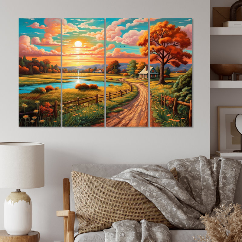 Traditional Landscape & Nature Wall Decor on Metal