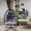 Chaise longue suspendue avec support Kayla
