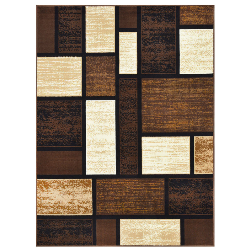 Chlodochar Geometric Indoor Rug, Rectangle 7'6" x 10'5"