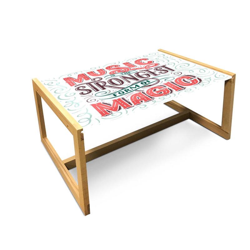 Jamial Sled Coffee Table, 90cm H x 62cm W x 40cm D