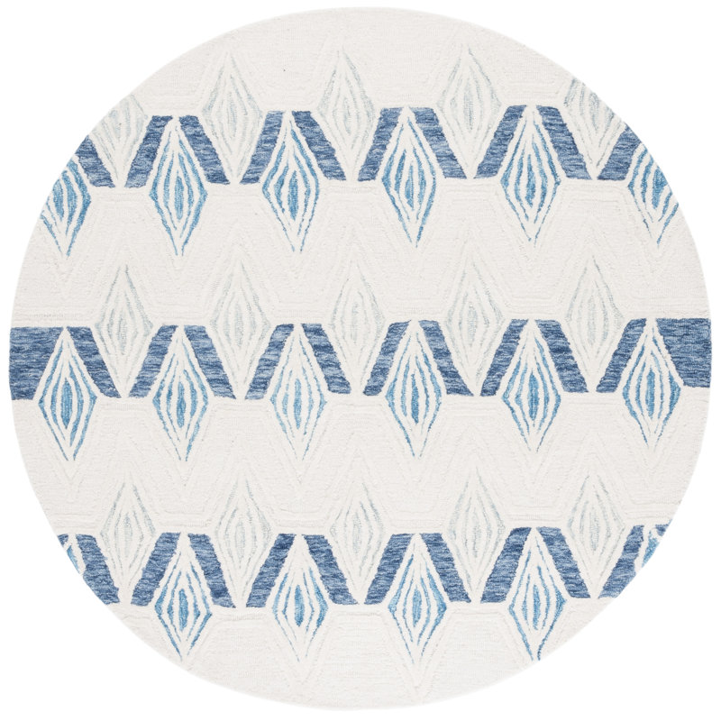 Tapis rond en laine 6 pi Keriel, Rond 6 pi