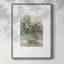 Impression florale encadrée - bois massif 50874-1908842643