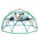 Centre de jeu à dôme d'escalade géométrique 13 pi, tour d'escalade pour enfants avec hamac, support en acier résistant à la rouille et aux rayons UV de 1000 lb