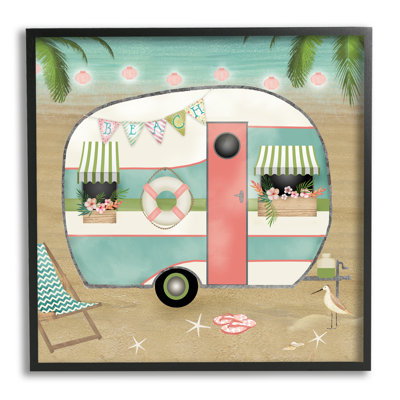 Plage de remorque festive