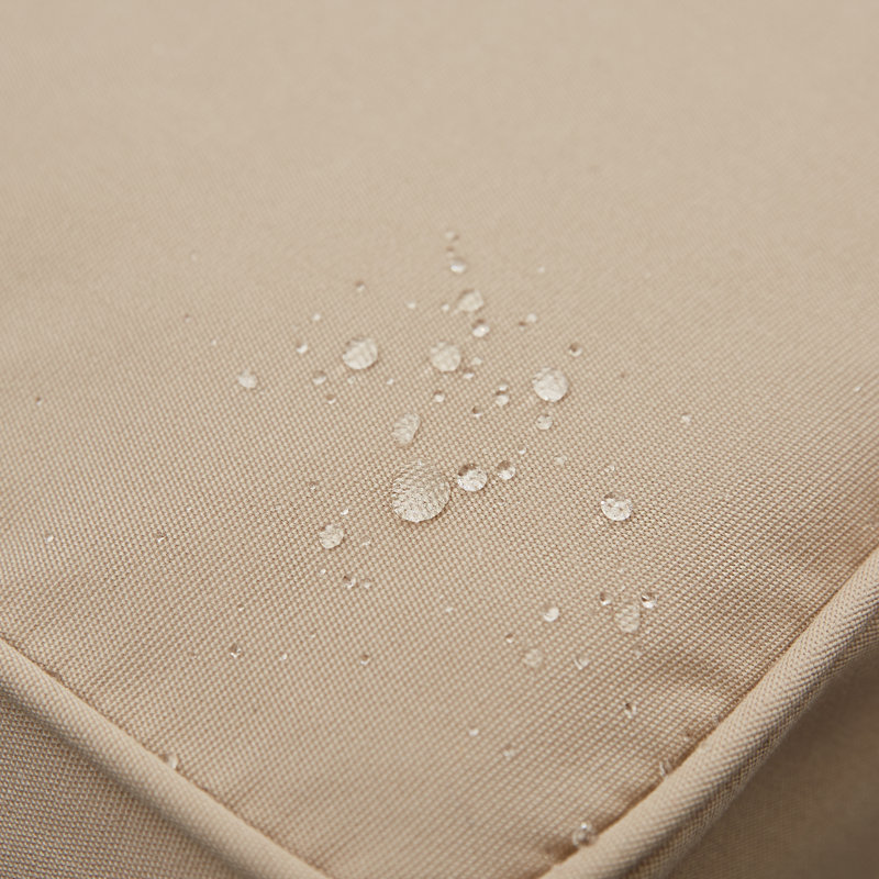 Coussin de banc intérieur / extérieur Ottley, L 48 po x P 17 po, Brun clair