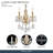 La Scala Traditional Crystal Wall Sconce - Gold