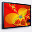 «Red Yellow Colorful Fractal Motif», reproduction d'impression sur toile tendue-26692020