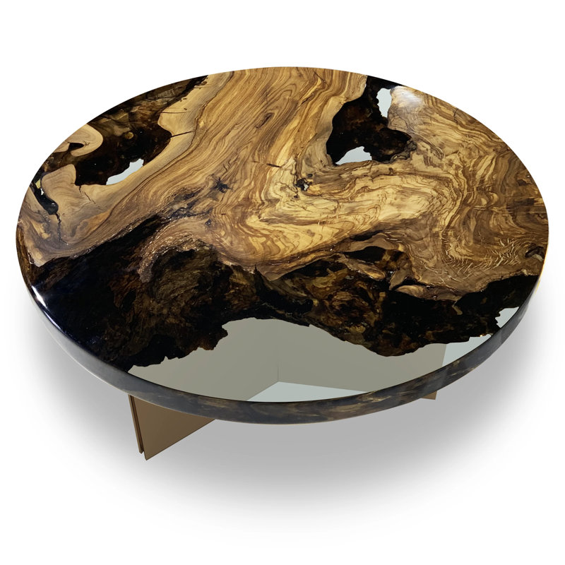 Medea Coffee Table, 15.7"H x 27.6"L x 27.6"W