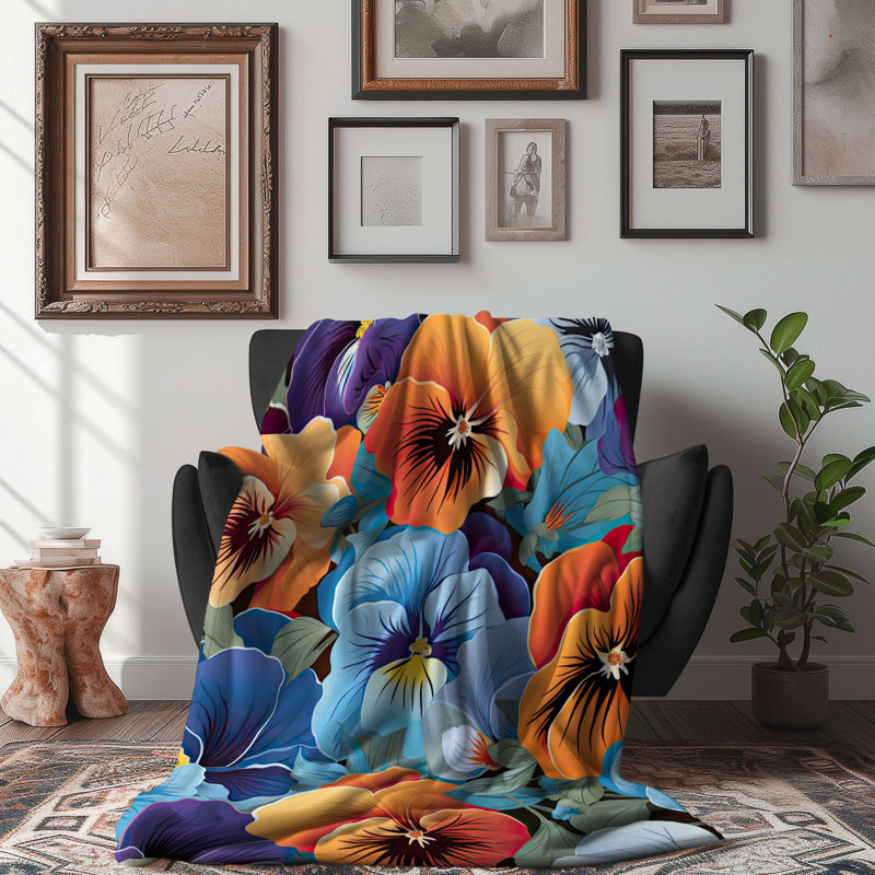 Throw Blanket, 50" W x 60" L