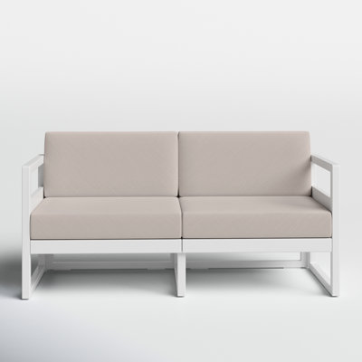 Lane 58'' Wide Straight Loveseat with Cushions