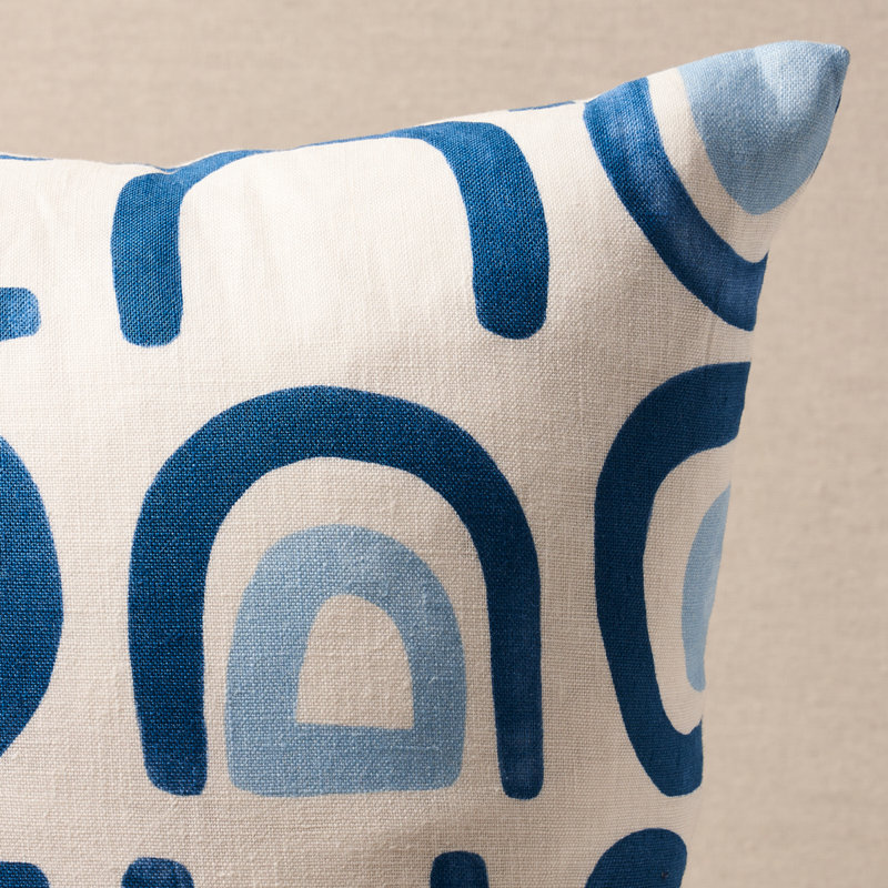 Schumacher x Hadiya Williams Threshold Pillow, Lapis
