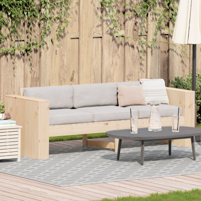 185.5cm Wide Patio Sofa