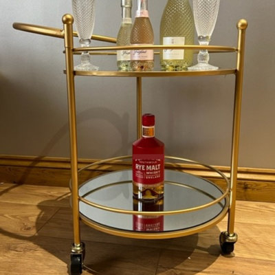 Shumway Metal Bar Cart
