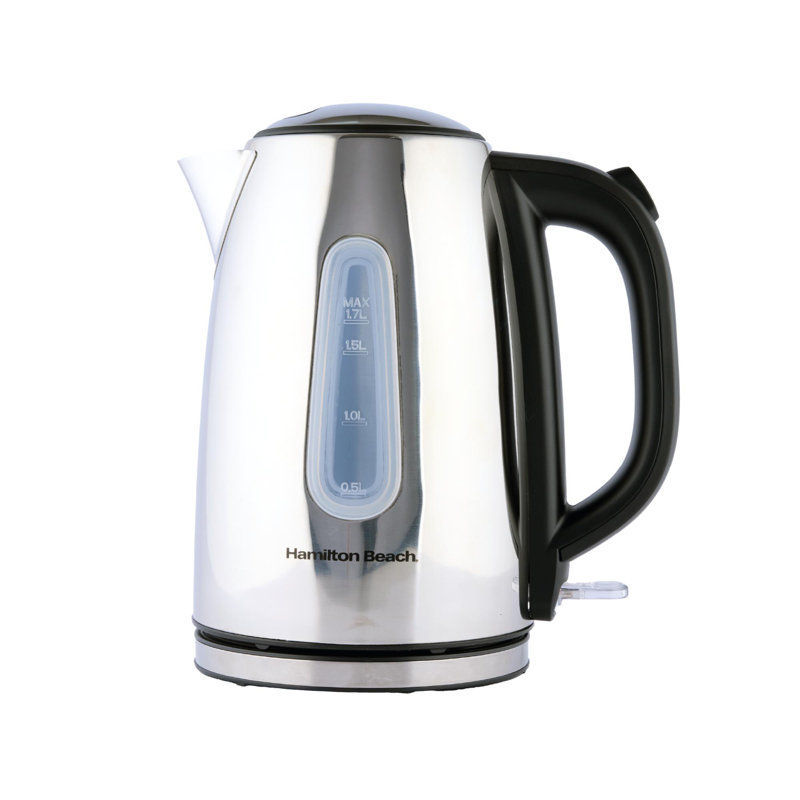 Hamilton Beach 1.7L Stainless Steel Electric Tea Kettle, Silver