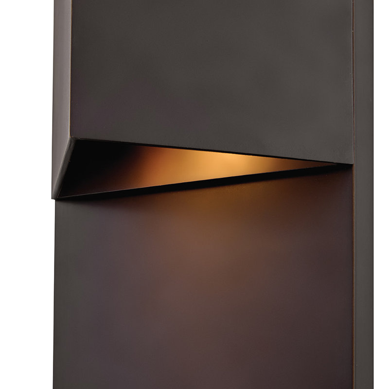 Hinkley Treva Small Wall Mount Lantern, 12" H x 5.5" W x 4" D