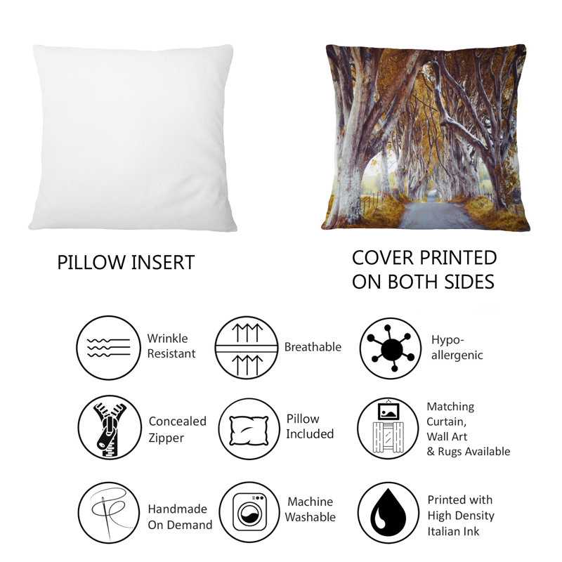 Coussin Majestic Tree Alley - Lake House