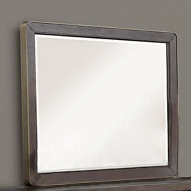 Bairdstown Beveled Distressed Dresser Mirror