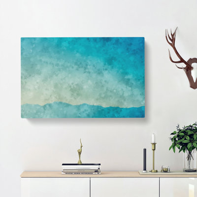 Mountains Of Blue - Wrapped Canvas