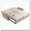 Velvet Multifunctional Sofa Convertible Sofa Bed-1548965376