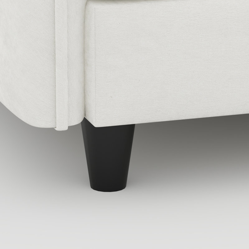 Canapé 3 places 107,8 po, Tissu beige