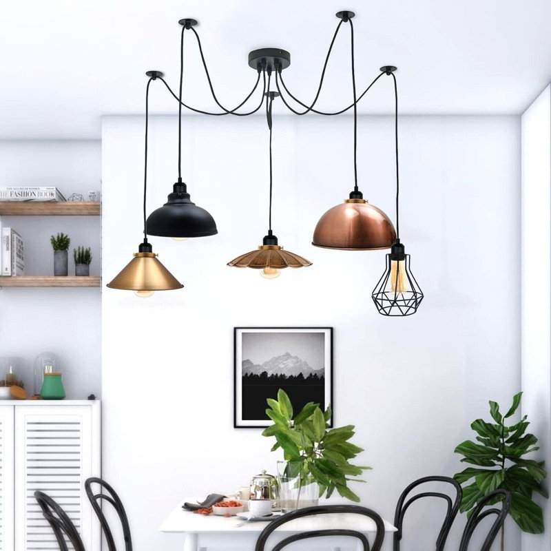 5 - Light Mixed Novelty Pendant