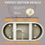 51'' x 28'' Freestanding Soaking Acrylic Bathtub-94129006