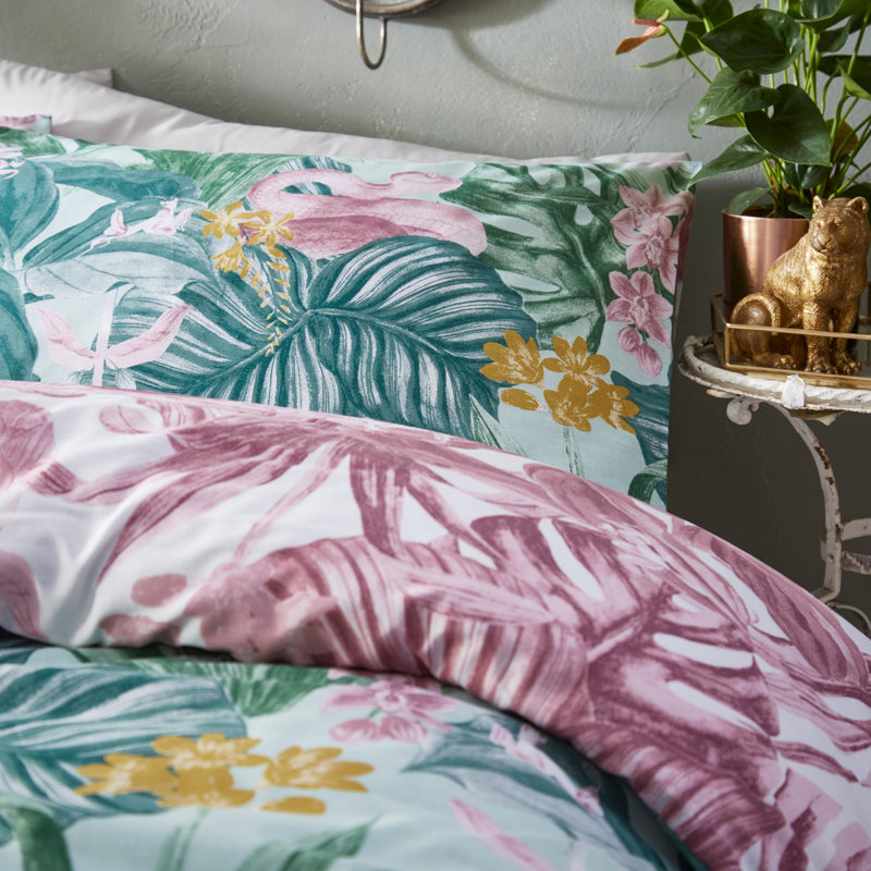Floral Duvet Cover Set with Pillowcases Included, Single - 1 Standard Pillowcase