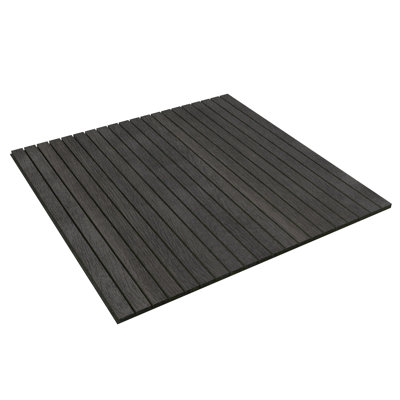 Acoustic Wood Slat Wall Paneling, 3D Shiplap Decorative Soundproof Panel for Walls and Ceilings (Covers 31 sq.ft.)