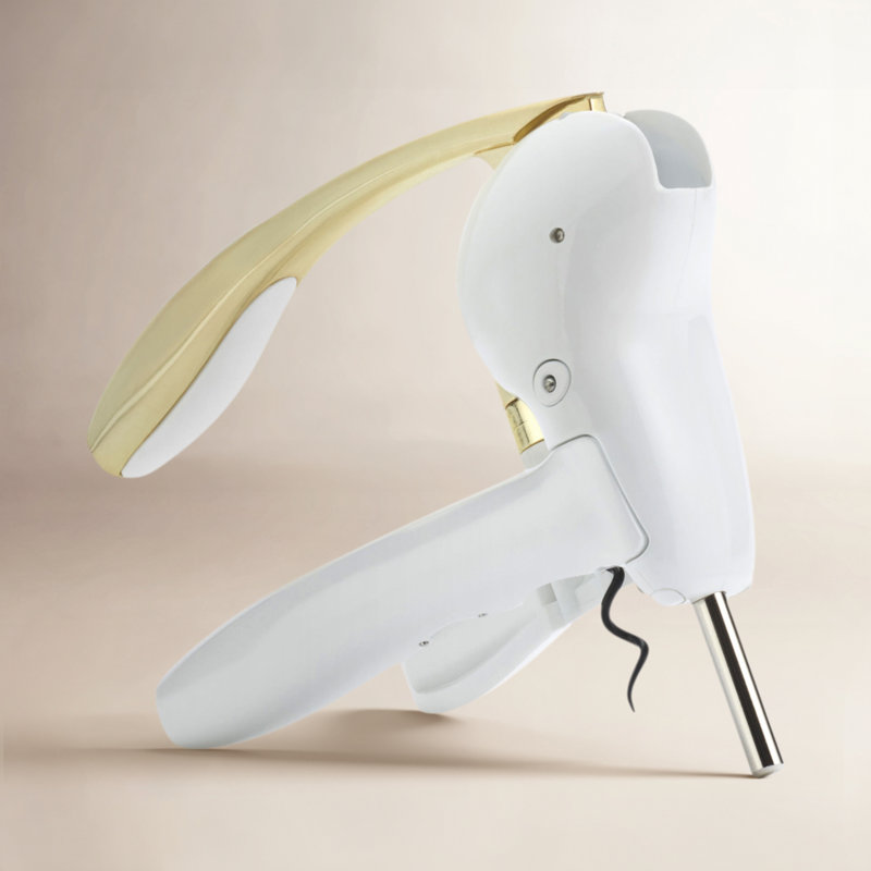 Rabbit Corkscrew, Gold/White