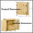 Outsunny Natural Wood Outdoor Storage Cabinet with Galvanized Top, 2 Shelves - Tool Shed for Garden, Yard & Pool (31.5 x 17.8 x 36.3 Inches)