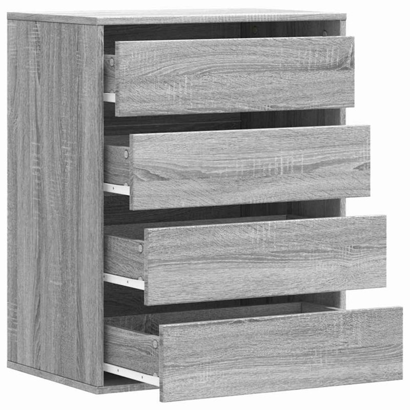 Staika Accent Chest, 76cm H x 60cm W x 41cm D, Grey Sonoma