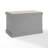 Simons Linen Blend Upholstered Storage Bench-1749999207
