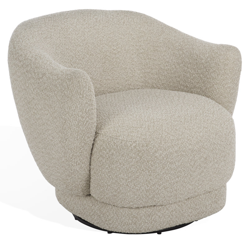 Fauteuil pivotant Octavio, Beige
